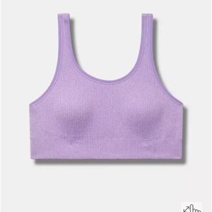 Torrid Lilac Ribbed Sports Bra